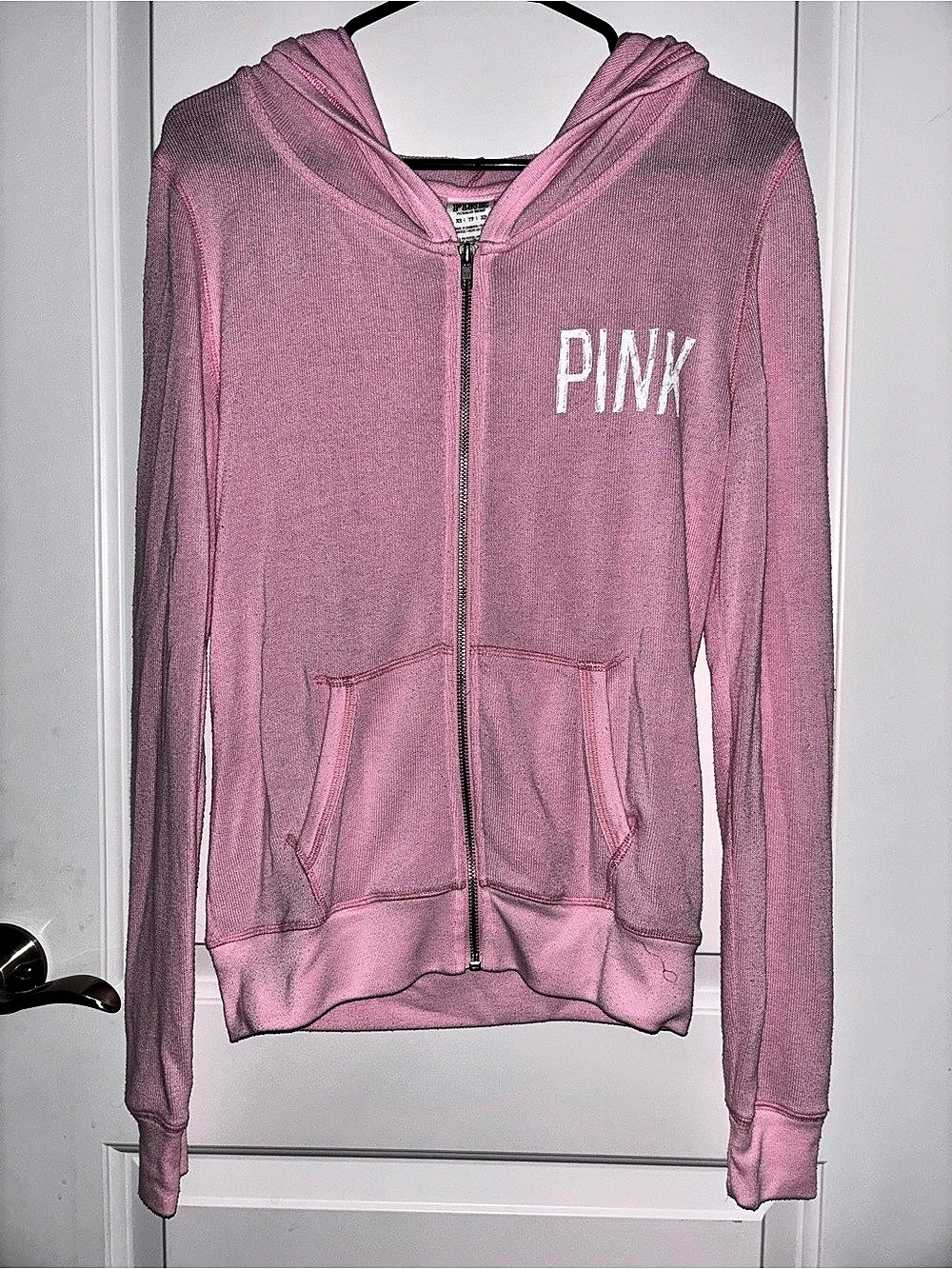PINK Zip Hoodie Size XS